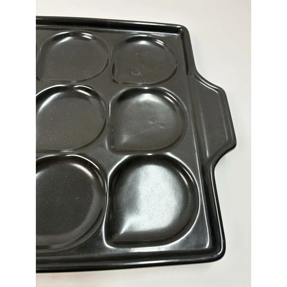 2 Martha Stewart Collection Ceramic Seafood Rack Grill Grids Tray Cookware